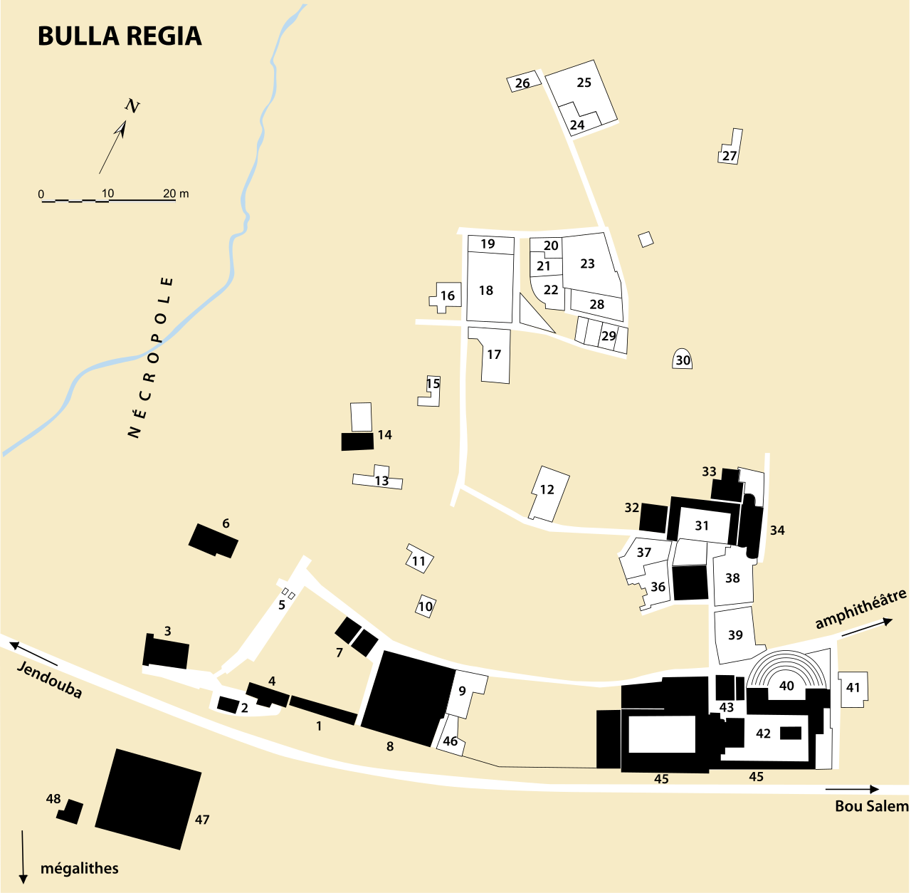 Bulla Regia en Tunisie