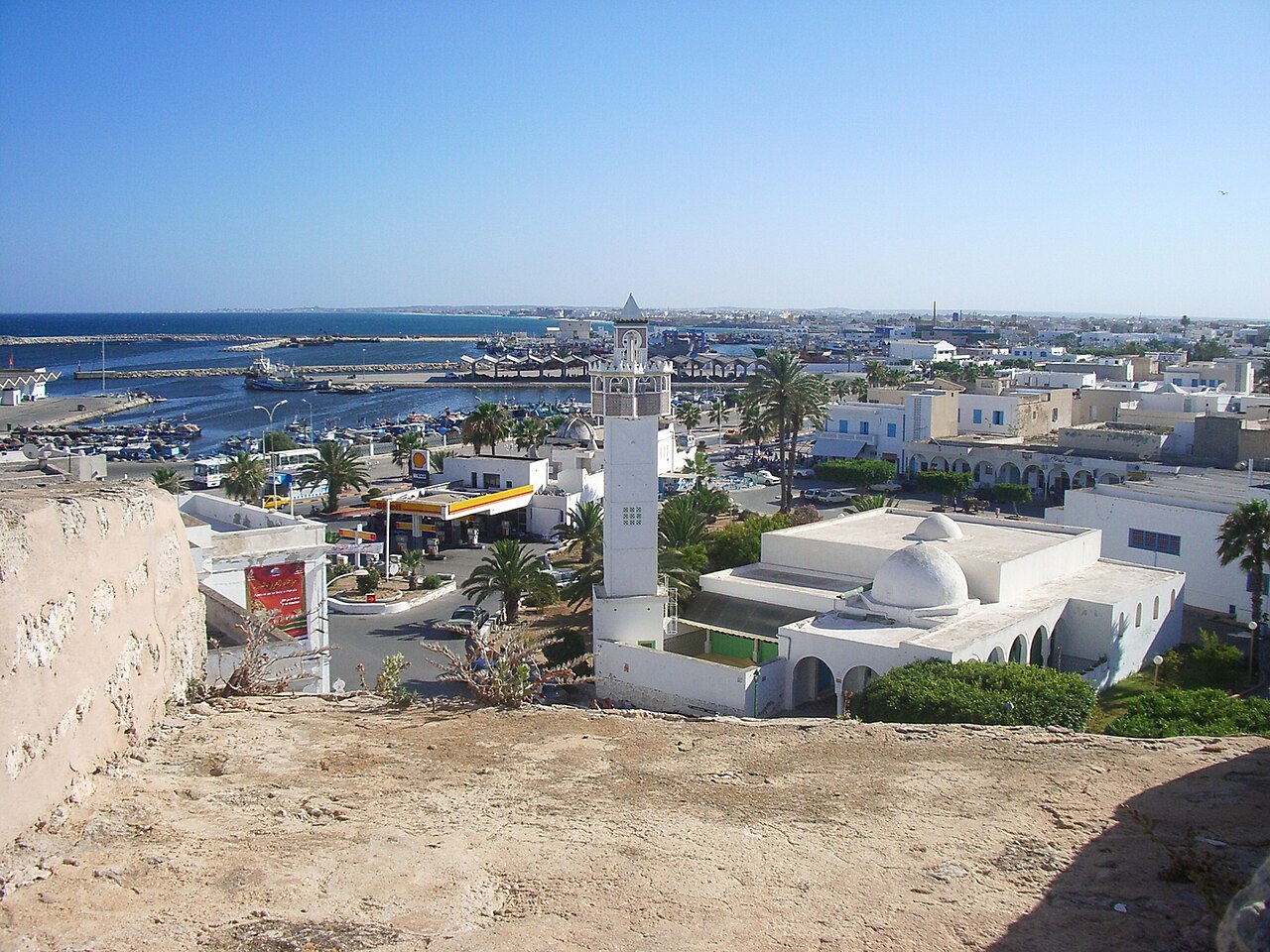 Plage de Mahdia en Tunisie