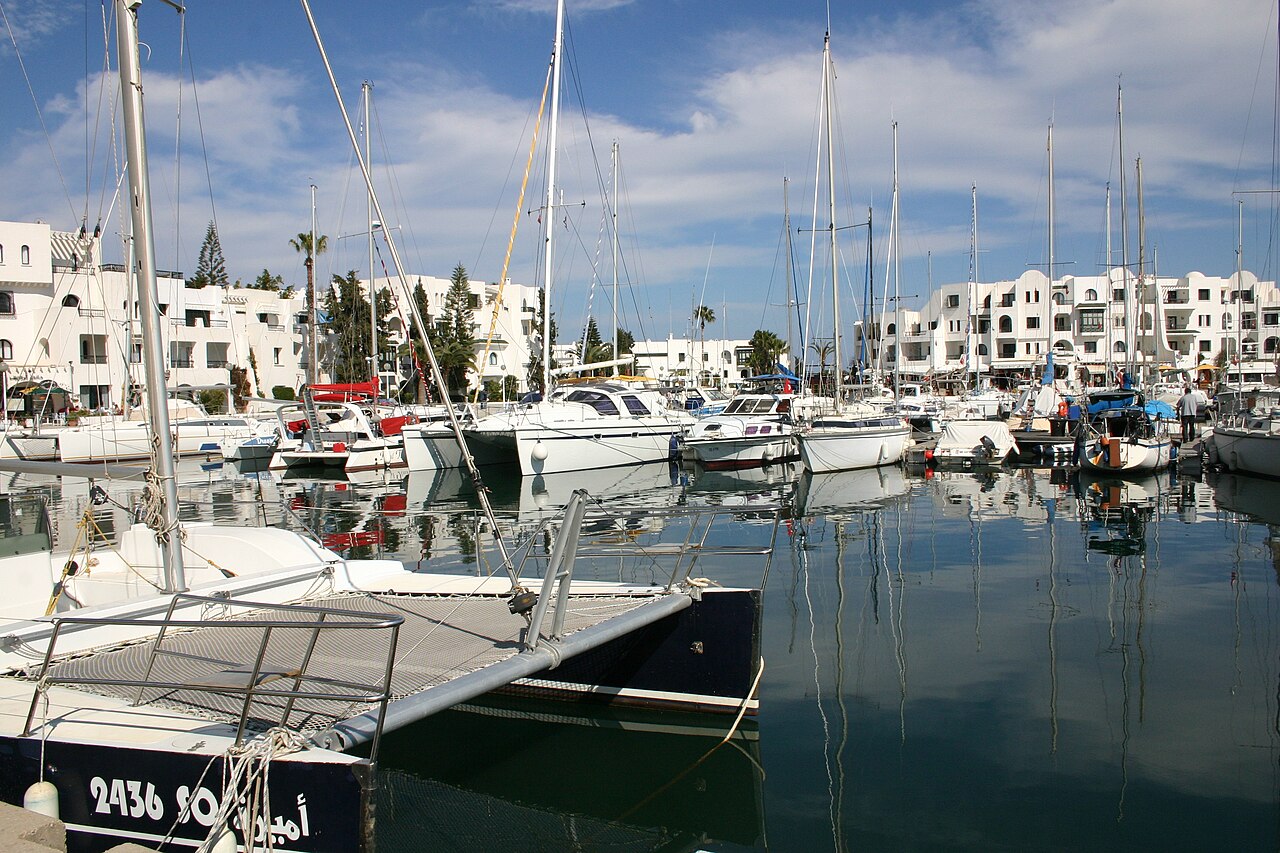 Port El Kantaoui en Tunisie