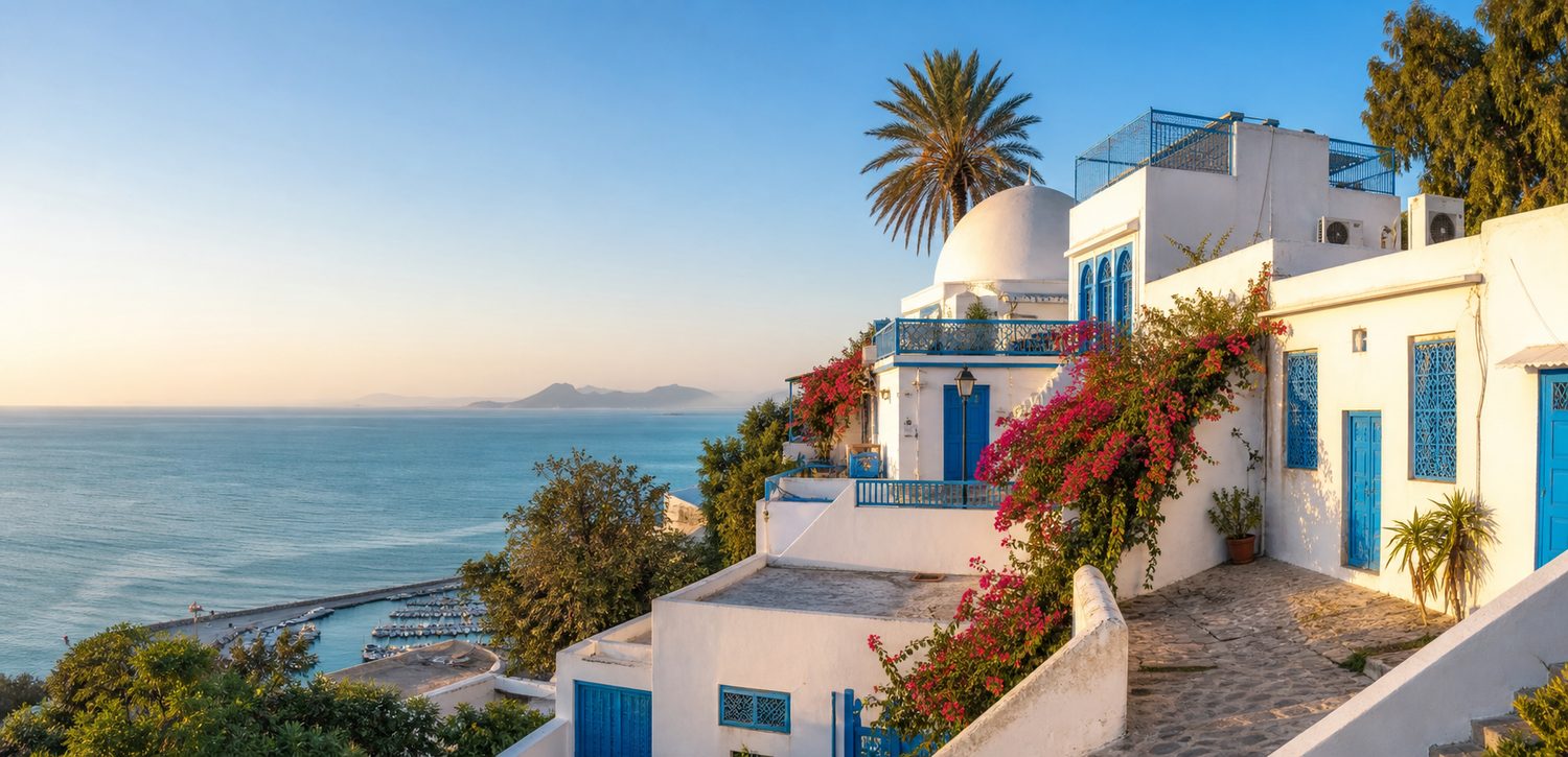 Sidi Bou Saïd en Tunisie